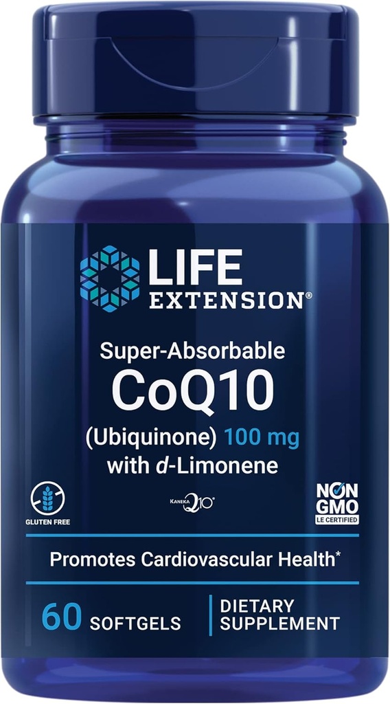 Life Extension Super Omega-3 240 Softgels Fish Oil Sche with Super-Absorbable CoQ10 60 Softgels Heart Health Supplement