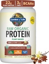 Life Organic Vegan protein Toz, Plantive & BCAAs, Organik Protein Toz Probiyotiks & Enzymes, Non-GMO, Gluten-Free Lactose Free, Vanilla Chai, 1.2 LBB