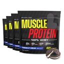 COLOSSAL LABS Muscle Whey proteini Flavored Protein Toz, 25.000 mg Amino Asits/Serving, Cold Filtered(Packating May Vary) (20 Pound (Görünen 5), Kurabiyeler ve Krem)