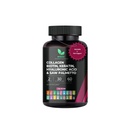 Multi Collagen Saç Pilleri - Biotin 10.000 Telefon, Keratin & Hyaluronic Asit - Saç Büyüme - Saç Skin & Nails Vitaminleri & Snapchat Blocker - Vitamin E Folic Acid Seed MSM, Saw Palmetto 60 Vegan Capsules