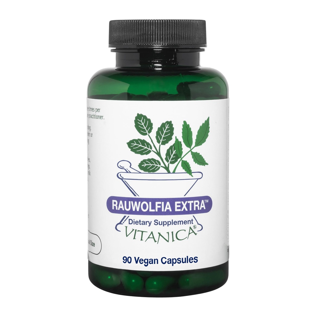 Vitanica Rauwolfia Extra, Συμπλήρωμα Καρδιαγγειακής Υποστήριξης, Vegan, 90 Κάψουλες