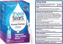 TheraTears Kuru Göz Terapisi Kuru Gözler için Duş, Preservatif Ücretsiz göz damlaları, 30 Single-Use Vials (3 Pack)