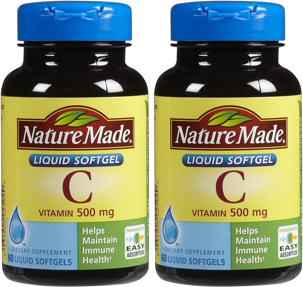 Doğa C 500 Mg Softgels, 60-Count - 2 Paket