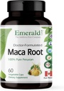 Emerald Labs Peruvian Maca Root - Organik Maca Root Supplement - Hormonal Denge ve Doğal Enerji - Vegan & Gluten-Free - 60 Sebze Kapsülleri (30-Day Supply)