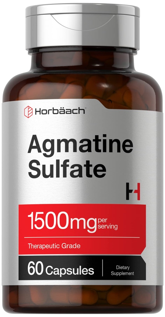 Horbäach Agmatine Sulfate Κάψουλες 1500mg 
