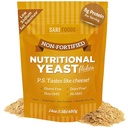 Tanımlanmamış Beslenme Yeast Flakes, Tüm Gıdalar Protein Toz, Vegan, Gluten Free, Vitamins B, Beta-glucans ve Tüm 18 Amino Asits (24 oz.)