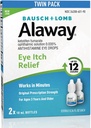 Alaway Antihistamine, Eye Itch Relief Drops, Twin Pack, 0.34 fl oz Every