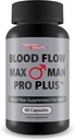 Blood Flow Max Man Pro Plus - Best Circulation Mens Blood Flow Supplement - Άνδρες Blood Flow Care - Υγιής υποστήριξη ροής αίματος - Advanced Blood Flow Supplement Powder Κάψουλες Καλύτερη ροή αίματος