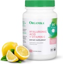 Organika Hyaluronic Acid Supplement with Vitamin C (90 κάψουλες λαχανικών): Συμβιοτική κοινή ευεξία, κολλαγόνο, & δερματική ενυδάτωση Powerhouse - Enhanced Hyaluronic Acid Supplements for Mobility & Beauty