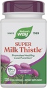 Nature's Way Super Milk Butle, Sağlıklı Canlı Fonksiyonları teşvik eder*, Artichoke Leaf, Dandelion Root & Licorice Root Extracts, Milk Thistle Extract, Gluten Free, 120 Capsules (Pazarlama May Vary)