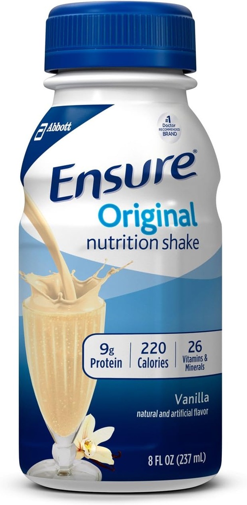 Orijinal Beslenme Shake'yi protein 9g ile Sağlayın, Meal Emekli Shakes, Vanilla, 8 Fl Oz (16'nın paketi)
