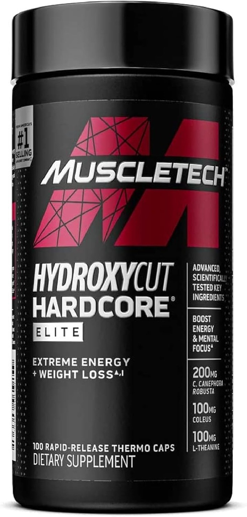 Hidroxycut mastürbasyon Elite - 100 Hızlı-Release Thermo Caps - Energy & Focus - Erkekler ve Kadınlar için - 50 Hizmet