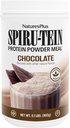 NaturesPlus SPIRU-TEIN Shake - Chocolate - 2.1 lbs, Spirulina protein Toz - Plant Based Mealchange, Vitamins & Minerals for Energy - Vegetarian, Gluten-Free - 34 Hizmetler