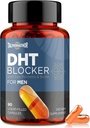 DHT Blocker για άνδρες με πριόνι Palmetto & Biotin, Hair Growth Formula σε Liquid-Filled Κάψουλες, Hair Loss Συμπληρώματα, Hair Regrowth Βιταμίνες, Ιδιοκτητικά Βοτανικά Μείγματα - 90 Κάψουλες(1 Μπουκάλι)