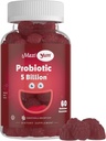 Maxi Health Yum, Probiyotik Gummies with 5 Milyar CFUs of Digestive Health Probiyotiks, Kosher Sertifikalı Doğal Berry Flavor Gut Health Chewable Gummy Supplements for Men & Women, 60 Gummies
