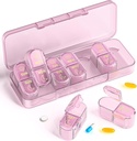 Pill Organizer, Am & Pm Pill Organizer 7 Gün, Haftalık Pill Case 2 Times bir gün, Pill Box 7 Gün, Tıp Seyahat, Vitaminler, Fish Oils, Supplements