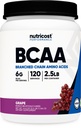 Nutricost BCAA Toz (Grape, 120 Hizmet) - Gluten Free, Non-GMO, Vegetarian, Optimal 2:1