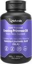 Naturalis Evening Primrose Oil (Cold Pressed) | 100 Natural from New Zealand | Non-GMO, Soy & Gluten Free, Zero Filler | 300 Mini-Softgels