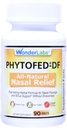 Wonder Laboratories Phytofed-DF All- Natural Ρινική ανακούφιση και αποσυμφορητικό, 90 δισκία