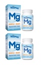 SlowMag Mg Muscle + Heart, Supports Muscle Relaxation and Heart Health. Magnezyum Chloride +dis, Slow-Release Tabletleri, Absorb'a kolay ve Stomach'da canlı. 60 Kont (Pack of 2)