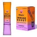Ethan'ın Organik İçecek Mix, Elderberry Flavor, Immunity Support and Hydration Toz Paketleri, Gerçek Meyve ile Yapılmış, C vitamini, Vitamin D, çinko, Eklenmedi (6 Pack)
