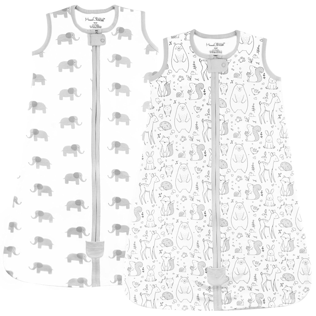 Mama Cheetah Baby Sleep Sack 0,5 TOG, Organik Pamuk Bebek İki Yollu Izli Kedisi ile Giyilebilir Blanket, Yeni doğan Bebek Toddler Boy Girl Için Swaddle Transition Bebek, 6-12 Ay