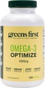 Greens First Omega-3 Daily Supplement – Ultra-Pure, Potent Marine Oil - For Heart, Brain & Joint Health - Yüksek EPA / DHA - Immune Support - 850 mg (120 Softgels)