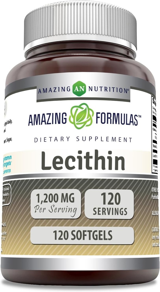 Amazing Formulas Λεκιθίνη 1200 mg Softgels συμπλήρωμα 