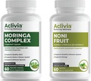 Noni Fruit & Moringa Sche - Hawaii Noni Extract 4000 mg (8:1) & Oleifera Leaf & Seed Ekstrafood Complex - 60 Capsules Herbal Supplement Superfood Complex - 60 Capsules Herbal Supplement Superfood Complex - 60 Capsules