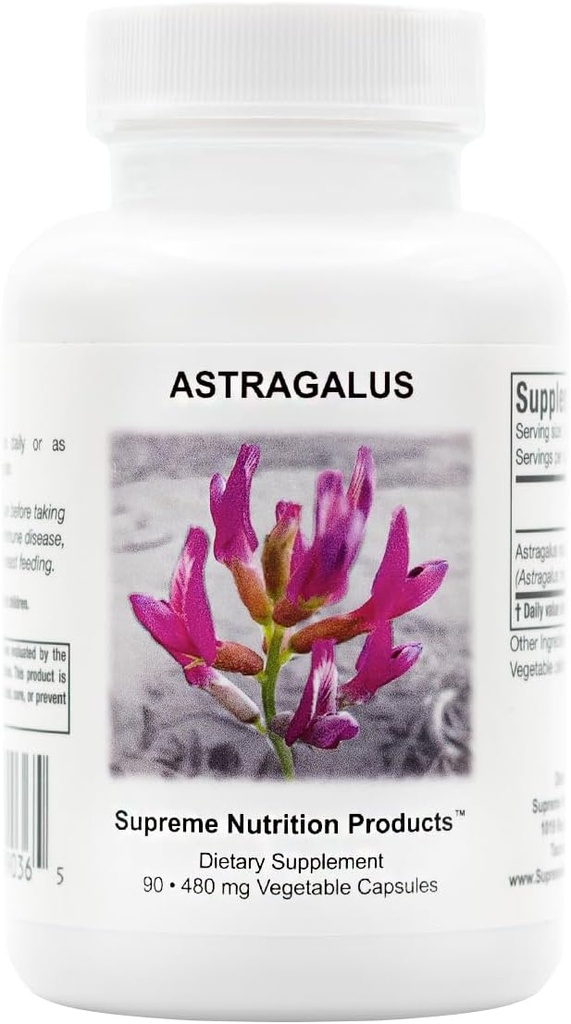 Υπέρτατη διατροφή Astragalus Supreme, 90 Αγνές κάψουλες Huang Qi