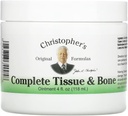 Christopher'ın Orijinal Formulaleri Tamamlanan Doku & Bone Ointment, Herbal Topical for Muscle & Joint Support, 4 fl oz