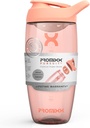 Promixx Pursuit protein Shaker Şişe (24 oz) – Silent No-Ball Mikser, Leak-Proof Lid, BPA/BPS & Phthalate-Free ECOZEN – Easy-Clean Shaker Cup for protein Shakes, Pre & Post-Workout-Workout