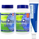 HemRid Complete Hemorrhoid Care System – Poent 5% Lidocaine Cream for Rapid Topical Comfort, Max Ultra Caps for Onving Vasular Health and Circulatory Support