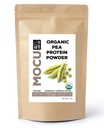 Certified Organic US Grown Pea Protein I 80% I παρτίδα δοκιμαστεί για βαρέα μέταλλα I 1 LBS I πακέτο καθημερινά