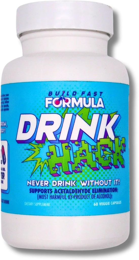 DRINKHACKTM Acethit Elimination - Pantesin Pantethine, Panax Clooney, B Vitaminleri - 30 Hizmet