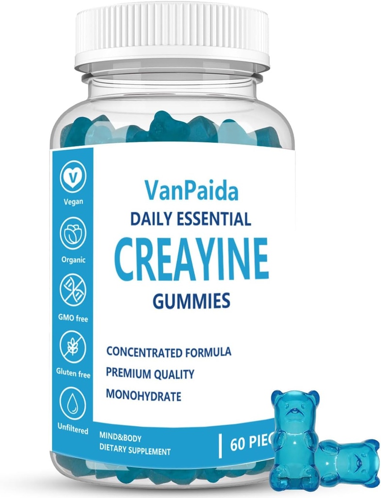 Creatine Gummies Monohydrate, μασώμενα Creatine Monohydrate, μυών Boost, Energy Boost, Pre-Educate Supplement, Enhanced Bursts, Vegan, μυϊκή υποστήριξη ανάπτυξης, ανάκτηση & απόδοση, χωρίς γλουτένη
