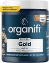 Organifi: Altın - Superfood Supplement Toz - 30 Hizmet - Stres Desteği, Daha İyi Geri, Rahatlama ve Dinlenmeyi Teşvik Etmek - Turmeric ve Reishi Infüzyon