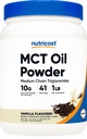 Nutricost Premium MCT Oil Toz (1 LB, Vanilla) - En İyi Keto, Ketoz ve Ketgen Diyetleri - Zero Net Carbs, Non-GMO ve Gluten Free, Medium Chain Triglycer