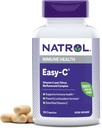 Natrol Easy-C ανοσοποιητική υγεία, συμπλήρωμα διατροφής, υποστηρίζει ανοσοποιητική υγεία με βιταμίνη C και Bioflavonoids, κάψουλες Veggie, 500 mg, 120 Count