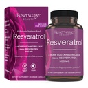 Rezerv Güzellik, Resveratrol 500 mg, Kalp ve Hücre Sağlığı için Antioksi Supplement, Sağlıklı Ağlama ve Immune Sistemi, Paleo, Keto, 30 Capsules