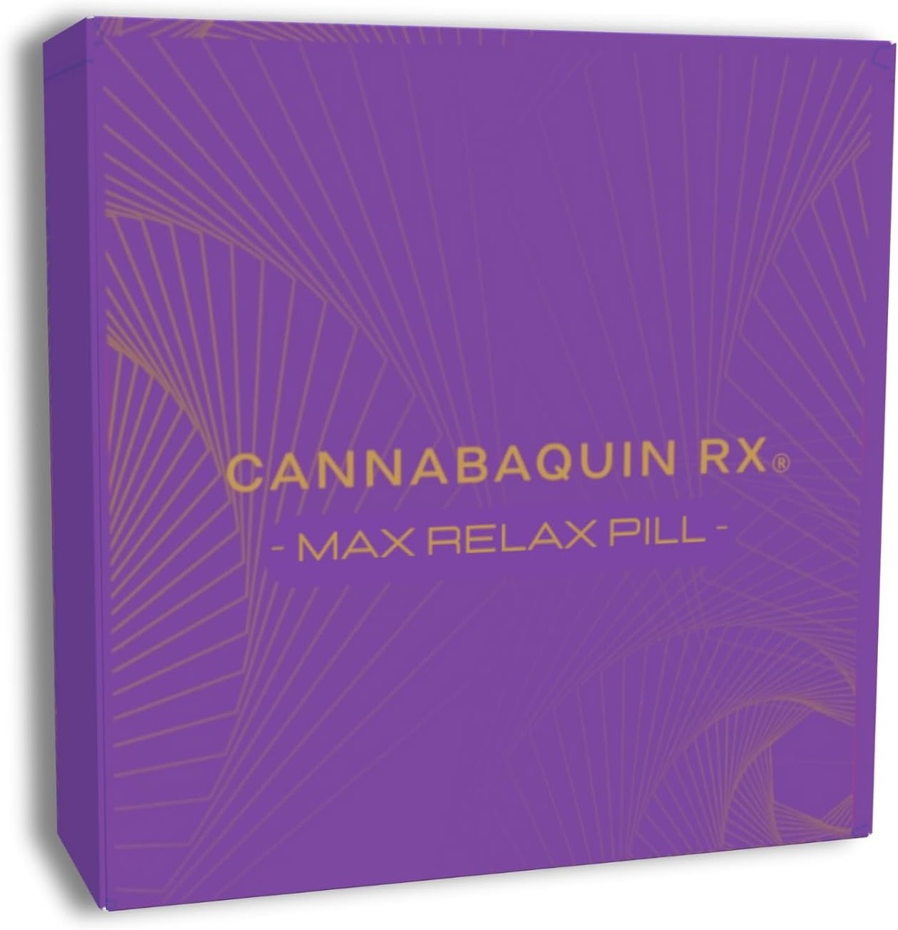 Cannabaquin Max Relax Pill - Tamam Kompleks 100% Botanik Formülü Rahatlama, Hafıza, Clarity, Stres Desteği, Amerika'da Kendi Alanlarımızdan Doğal Ürünlerle Yapıldı