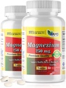 Amerika Medic & Science Magnezyum 250 mg (100 Caplets) | 2 Şişe Paketi | Erkekler ve Kadınlar için Magnezyum Oksit Tamamı | Sağlıklı Nerve ve Kas Fonksiyonlları | Egzersiz Performansları Egzersiz Performansları |