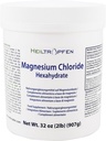 2 Pounds Magnezyum Chloride Hexahidrat | Farm Grade Malzemeler | Kristal Toz | Pure Ph. EUR., BP, USP, 100% | Heiltropfen®