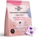 Liposomal Glutathione Gummies 1000MG - Sugar Free Reduced L-Glutathione ile C & Vegan Collagen - Antioksi & Skin Wellness - 150 Count Count