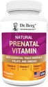 Dr. Berg Natural Prenatal Vitamins for Women (Prepati & Hemşire) - Prenatal Vitaminler Foate, Vitaminler, Mineraller, Omegas, &11 Güçlü Superfoods - Womens Prenatal Multivitamin - 60 Capsules