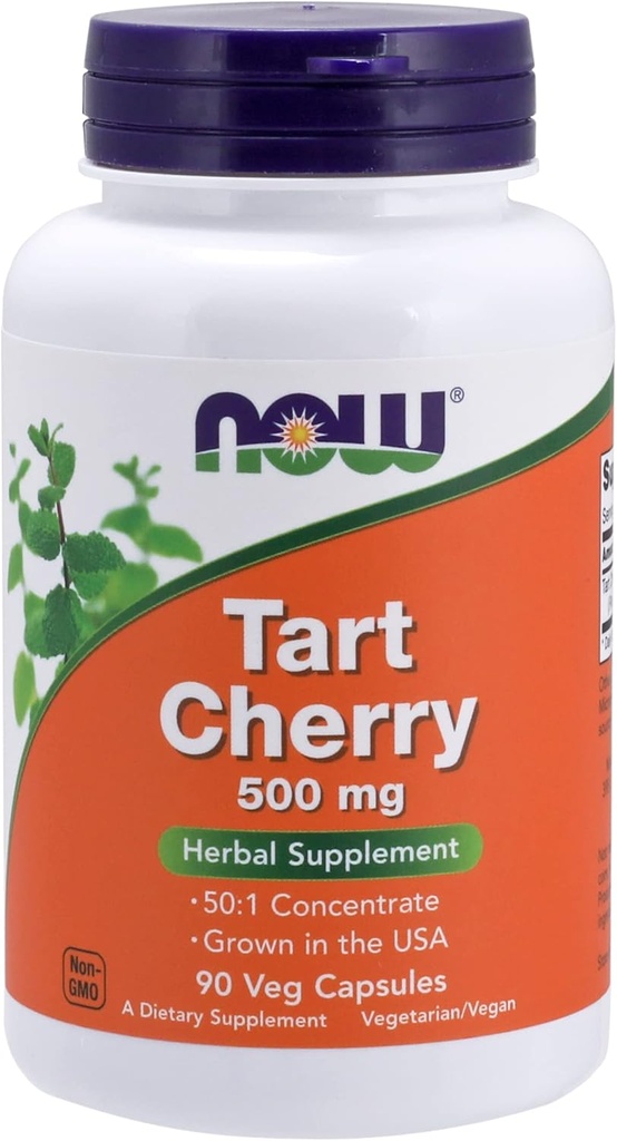 Τώρα Tart Cherry 500 mg 90 Veg Caps (3 Συσκευασία)