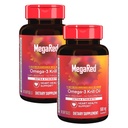 MegaRed Extra Strength 500 mg Omega-3 Krill Oil Supplement with EPA/DHA, No Fishy Aftertaste Supports Heart Health, 80 Soft Countgels (2 Pack)