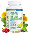 Herbal Water Relief Diuretic Water Pills for Water Retention, Bloating, Swollen Legs, Feet - Dandelion Extract Supplement - Water Retention Lost - Kadınlar ve Erkekler için Deuretics - 60 Capsules
