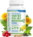 Herbal Water Relief Diuretic Water Pills for Water Retention, Bloating, Swollen Legs, Feet - Dandelion Extract Supplement - Water Retention Lost - Kadınlar ve Erkekler için Deuretics - 60 Capsules