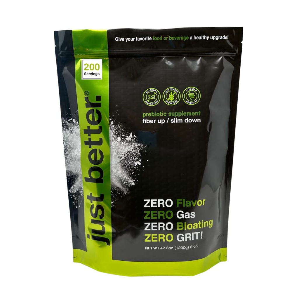Sağlıklı bir Gut için biyotik Fiber Supplement | Zero Grit Zero Taste ve No Bloating veya Gas ile Fiber Toz | Tam Hızlı Hissetin | Keto Non-GMO Gluten Ücretsiz Vegan 200 Hizmetler